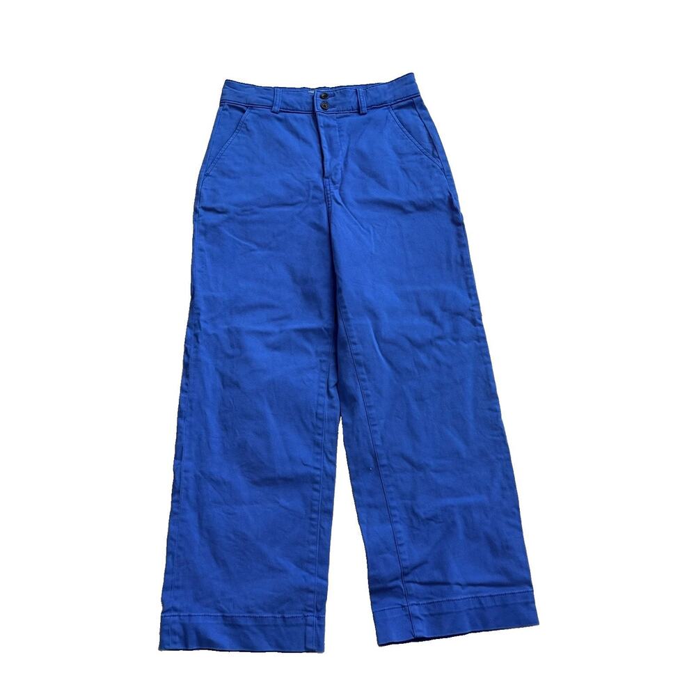 Everlane Womens Blue Wide Leg Organic Cotton Denim Stretch Pants Womens 8 Jeans